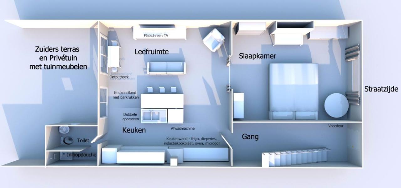 The White Door Apartment Алст Екстериор снимка